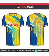 YELLOW ROYAL ROCKET  SOCCER JERSEYS